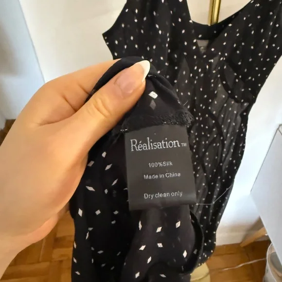 Realisation silk polka dot ruffle maxi dress - Picture 4 of 4